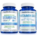 Vitamín D3 4000 IU a vitamín K2 MK7 100 μg Doplnky