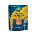 Cesta prírody Fortify Optima Probiotiká pre mužov a ženy, 50 miliárd živých kultúr, 6 kmene, Podpora Tráviace a imunitné zdravie*, 30 Kapsule (Backaging May Vary)