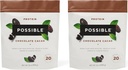 Bielkovinový prášok Čokoláda Cacao - 20 g Veganu, Rastlinný bielkovinový mix - Non-GMO, Non-Dairy, Gluten-Free - 3,5 g BCAA - 9 Esenciálne aminokyseliny - 30-Day Supply - 2 Bag, 30 Servings