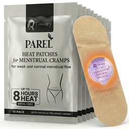 Bylinné obdobie Heat Patches, na mieru pre nízky NORMAL Flow (10 balenie) 