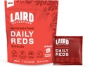 Laird Superfood Antioxidant Daily Reds Powder, Free Radical Fighting Blend, Vitamín C, Mangán, 2 Servírovanie ovocia a zeleniny na obsluhu, 15 Balenie