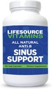 LifeSource Vitamíny Všetky prírodné Anti-B Sinus Podpora 