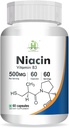 Generic Niacin (vitamín B3) 500mg Energetické hladiny 