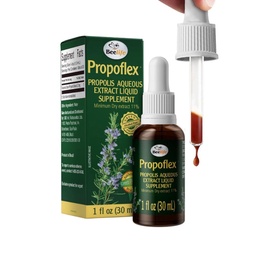 Včela Propoflex Green Propolis Extract - No alkohol Bee Propolis Tincture, High Artepillin-C Levels - Antioxidant-Rich Liquid Supplement for Wellness - Natural & Kosher - Made in Brazil, 1 Fl. Oz.