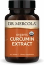 Dr. Mercola Organic Curcumin Extract, 90 Servings (90 tabliet), Dietary Supplement, Non-GMO, Certified USDA Organic