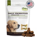 Paw Choice Probiotiká pre psy s prebiotikami - Denné žuvačky pre zdravie Gut, trávenie, pravidelnosť a imunita podpora - Prírodné doplnok liečba vyrobené v USA