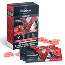 TITANIUM Energy Chews for Running, Cycling - Plant-založené prírodné vytrvalosť energie Gumies to Re Fuel - Energetické doplnky - Preworkout Snack Bloks - Rýchlejšie ako energetické gély - Bez kofeínu - 8 Počet