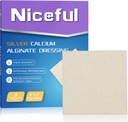 Silver Calcium rán prezliekanie 4X4, HSA FSA oprávnené, vysoko Absorbent Ag Silver Calcium Alginate ránka prezliekanie Pads Soft, 5 ks