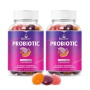 BeLive Probiotické Gummy - Probiotiká s 5 miliardami CFU pre tráviace zdravie, Muži, Ženy a deti Probiotické doplnky pre imunitnú podporu, cukor bez & Vegan 