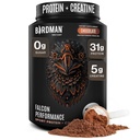 Birdman Falcon Performance Vegan Protein Powder, 31g Protein, 5g Creatin, 5g BCAA, Probiotiká, Elektrolyty, Pre Workout, Nízky Carb, Bez cukru a mlieka, Rastlinné čokoládové proteíny -19 porcií