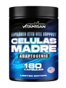 VITAMISAN Celulas Madre 180 Kapsule - Stem Cell Blue Green Algae - Non GMO - Gluten Free AFA - Celula Madre Supplement - Lion