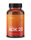 Nutrissa ADK 20 - Immune & Bone Health Support with Vitamíny A, D & K (25 000 IU) - 4-Month Supply - EPEB Certified for Phytogenity & Potency - 120 Vegan Capsules
