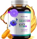 Black Seed Oil Capsules - Cold Pressed Nigella Sativa (Turikish) Thymochinón, Black Cumin Nigella Sativa Seed Oil, 100% Liquid Pure Blackseed Oil 120 Gróf, 500mg Per Capsule, Made in USA