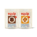 Equip Foods Prime Protein prášok Čokoláda & Prime Protein prášok Solený Karamel