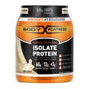 Telová pevnosť 100% Ultra-Filtered Isolate Protein Powder, Vanilla, 60g Protein & 12g BCAAs na 2 odmerky, svalový zisk a zotavenie, Imunitná podpora s vitamínmi C & D, 1,5 libra,Backaging May Vary