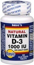Filmom obalené tablety vitamínu D-3 1000 IU - 200 ct