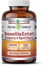 Amazing Formules Boswellia Extract Turmeric and Tart Cherry 2400mg Veggie Capsules 