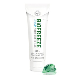 Biofreeze Professional Gel Pain Relief, Koleno a úľava od bolesti dolnej časti chrbta, Artritída Bolesť Reliever, Bolestivá úľava svalov, úľava od bolesti krku, Chladenie kĺbové bolesti Relief, Mentol Gel 4 Fl Oz