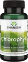 Swanson Chlorofyl - Zelené potraviny Formula Podpora tela prírodné čistenie a deodorizovanie proces - Podporuje Gut Zdravie Podpora - (90 Liquid Veggie Kapsule, 50mg Každý)