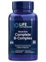 Life Extension BioActive Complete B-Complex, Heart, Brain and Nerve Support, Healthy Energy, Metabolizmus, Complete B Complex, 60 Vegetariánske kapsule