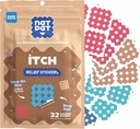 NATPAT Magic Patch Sitch Relief Stickers - Insect Bite Patch pre komáre, Kliešte, midges, Sandflies, a Posteľ Bug Bite - Buzzpatch - 32 Počet
