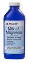 MAJOR Milk of Magnesia Saline Laxative - Original Flavor - Efektívna celodenná úľava - Stimulant-free, bez cukru - 16 Fl Oz