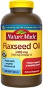 Nature Made Organic Ľanový olej 1400 mg Omega-3 700 mg 300 Softgels