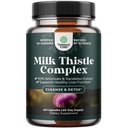 Mlieko na podporu pečene Suplement for Liver Clease Detox & Repair - Advanced Milk Thitle and Dandelion Root Supplement with Artichoke Extract - Púpavok Kapsule od Detox - 60 Ct