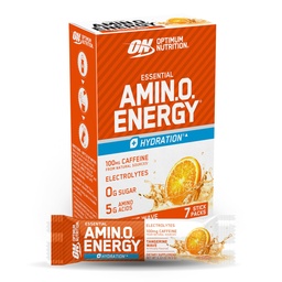 Optimálna výživa Essential Amino Energy Plus Electrolytes Stick Packs, Energy Powder, Tangerine Wave, 7 Počet