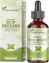 Naturments Oregano Olej kvapky pre imunitnú podporu a zdravie Gut. Vegan, Non-GMO, bez cukru a gluténu bez organického divokého Stredomoria Oregano olej s organickým extra panenský olivový olej - 1 Fl Oz 30 ml