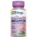 SOLARAY Oregano olej 57 mg - olej Oregano softgels - Bylinné doplnky pre celkové zdravie a Wellness podpora w/ 70% Carvatrol - Extra panenský olivový olej základ, 60-dňová záruka, 60 Serv, 60 Softgels