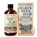Black Seed Oil 8 oz - Cold Pressed Etiópčan Black Cumin Nigella Sativa, 3X Thymochinón, 100% Pure & Organic Liquid in Glass Bottle - podporuje imunitný, vlasy, a zdravie kože
