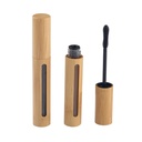 2Ks 6ml High-Grade Bambus Mascara Tube Fľaše Tube Fľaše opakovane použiteľné Prázdne riasy Krém Kontajnerová fľaša s viečkom Púzdro a Plug pre olej Castor, Očné riasy Rastový olej, DIY Maskara Cestovné fľaše