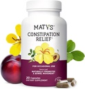 Matys Zápcha Relief Kapsule, Botanické bylinné laxatíva Zápcha, Podporuje hladké pohyb čriev a Gut zdravie, bezpečné a účinné pre dospelých a deti 12 rokov +, 20 Vegetariánske kapsule