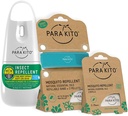 PARAKITO Mosquito, Insect & Bug Spray Bundle - zahŕňa sprej, tyrkysový záblesk & 4 Doplnky 