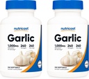 Nutricost Cesnak 1000mg, 240 Softgels (2 Fľaše) - Objednať, Premium Gluten Free Supplement