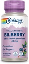 SOLARAY Berry Extract 42 mg, Eye Health & Circulation Support, with 36% Antho kyanosides, Vegan, 60 VegCaps