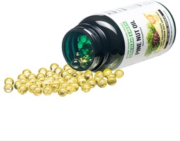 Sibírsky zelený Pine Nut olej Kapsule 200 Softgels Wild Zber Sibír Altai Cold Pressed Nerafinovaný