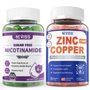 NEVISS nikotínamid 500mg Gummy + zinkové medené Gumičky