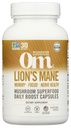 Om Musherom Superfood Lion's Mane Mushrom Capsulas Supplement, Fruit Body & Mycelium Nootropic for Memory Support, Focus, Clarity, Nerve Health, Creativity &Mood, 90 Kapsule