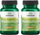 Swanson Probiotic-4 3 miliardy Cfu 60 Veg Caps (2 balenia)