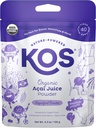 KOS USDA Organic Acai Powder, Nesladené Superfood - Natural Antioxidant, Acai Berry pre smoothies a bowls - Polyfenol Abundant, Gluten-free, non-GMO, Klimate Friendly reselable Bag, 40 Servings