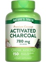 Pravda prírody Aktivované Charcoal Kapsule 780 mg 