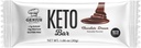 Genius Gourmet Gluten Free Keto Protein Bar, Čokoládové Keto Bary, Premium MCTs, Nízky Carb, Nízky cukor (Chocolate Dream, 12 grófov (Pack of 1))