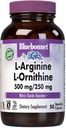 Bluebonnet Nutrition L-arginín 500mg/L-Orinitín 250mg, podporuje metabolizmus bielkovín*, bez sóje, bez lepidla, non-GMO, Kosher Certified, Vegan, 50 Rastlinné kapsuly, 50 porcií