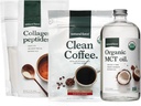Organic Force Clean Coffee + Collagen Peptides + Organic MCT Oil Bundle 