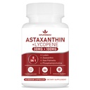 Astaxantín a lykopén 70 mg, Astaxantín Supplement with Fosfatidylcholín, luteín a Zeaxantín, Silné antioxidanty Supplement Support for Skin, Eye and Joint Health (60 Kapsule)