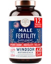 Mužská plodnosť Supplement with Maca Root - Mens Health Conception Fertility Prenatálne vitamíny Plus prírodné extrakty - Prenatálna plodnosť Doplnky pre mužov - 3. strana testované - 120 Kapsule, 2 mesiace