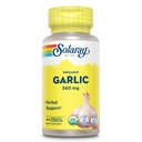 Solaray Organic Cesnak Pills - 560 mg Cesnak Doplnky pre Zdravie srdca Podpora - USDA Organické Cesnakové kapsule - Vegan - 60-Day Záruka vrátenia peňazí - 100 Servings, 100 VegCaps
