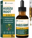 Kudzu Root Extract kvapky pre podporu pečene, vysoká absorpcia formula doplnok s mliekom bodliak, kurkuma, a Hovenia Dulcis. 2 oz